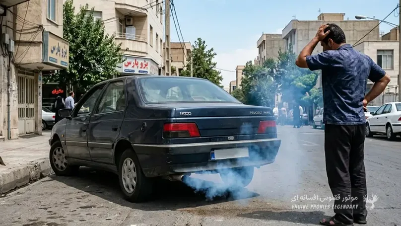 دود سفید، آبی یا سیاه از اگزوز؛ علت چیست؟ راهنمای تشخیص دود خودروهای سواری و سنگین